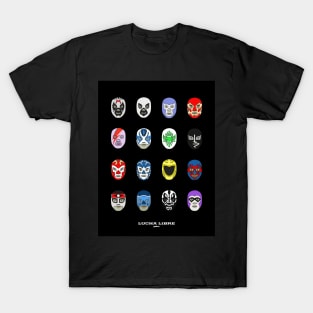 Luchadores Poster T-Shirt